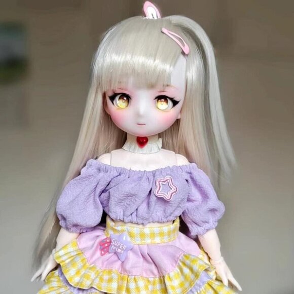 1/6 11.8 Inch Ball Jointed Doll DIY Toys Clothes Outfit Shoes Wig Hair Makeup - Picture 2 of 6